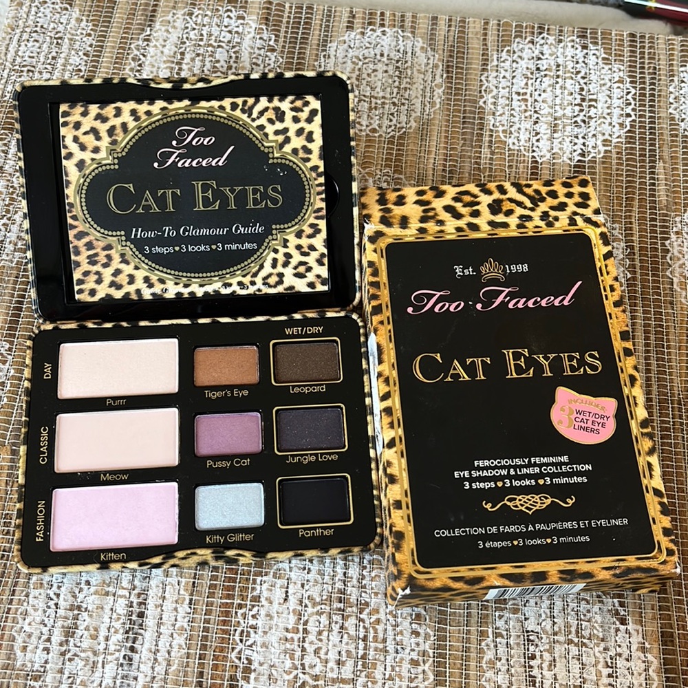 Brand New in box Too Faced Cat Eyes Eyeshadow Palette